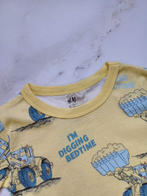 Футболка H&M модель 9570343kwer_Желтый Фото