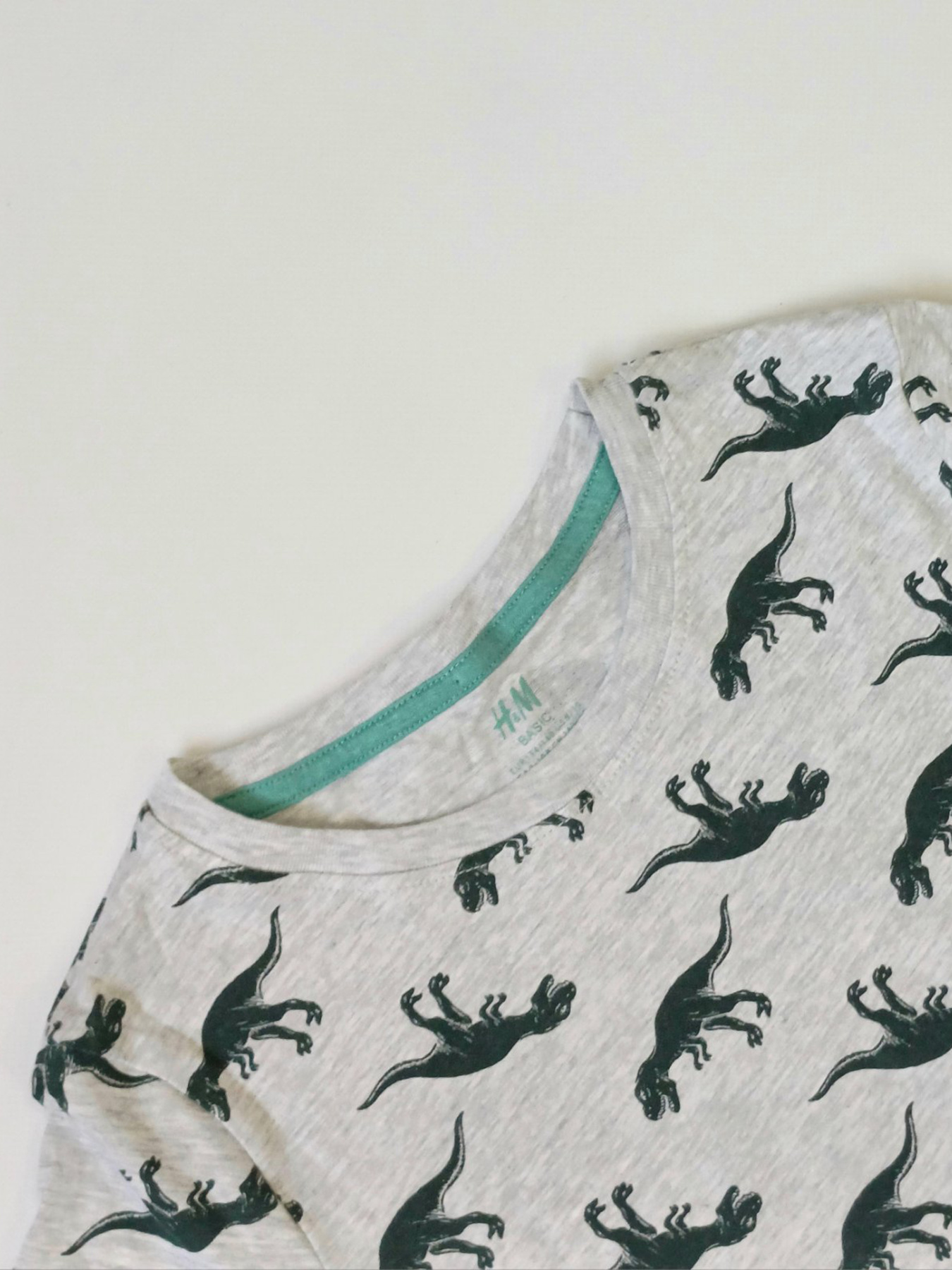 Футболка H&M модель 5442904kwer_Серый Фото