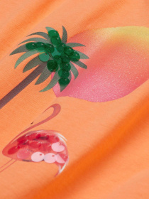 Футболка H&M модель 9691043kwer_Оранжевый Фото