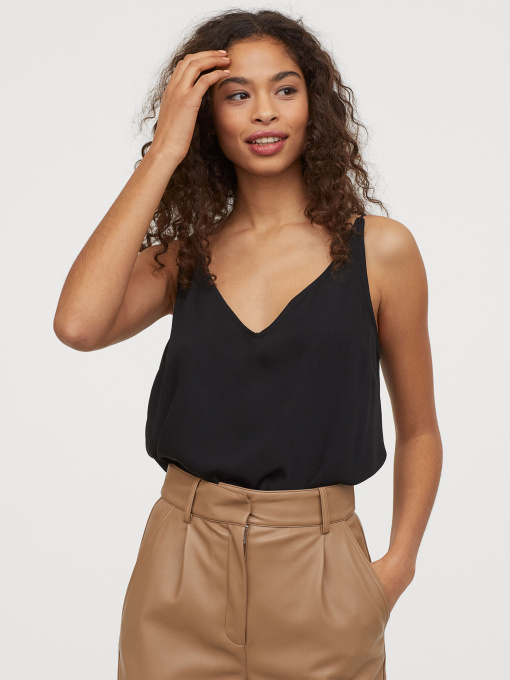 Майка H&M модель 8317771wer_Черный Фото