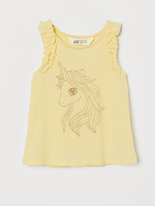 Майка H&M модель 8763222arl_Желтый Фото