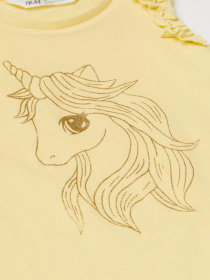 Майка H&M модель 8763222arl_Желтый Майка H&M модель 8763222arl_Желтый Фото