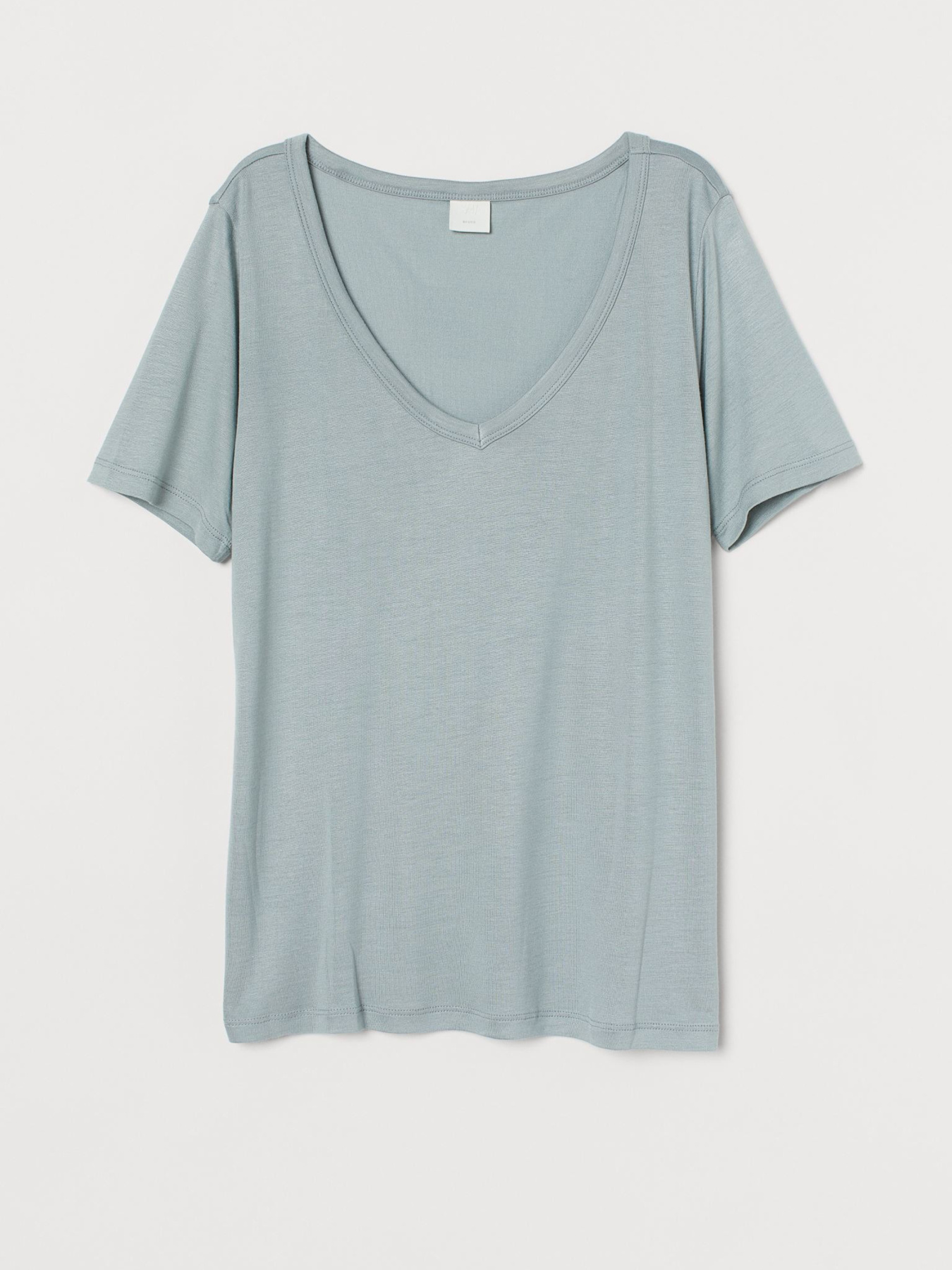 Футболка H&M модель 7670322wer_Бирюзовый Футболка H&M модель 7670322wer_Бирюзовый Фото