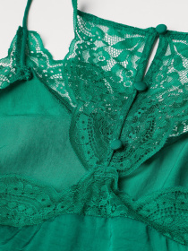 Майка H&M модель 8147661wer_Изумрудный Майка H&M модель 8147661wer_Изумрудный Фото