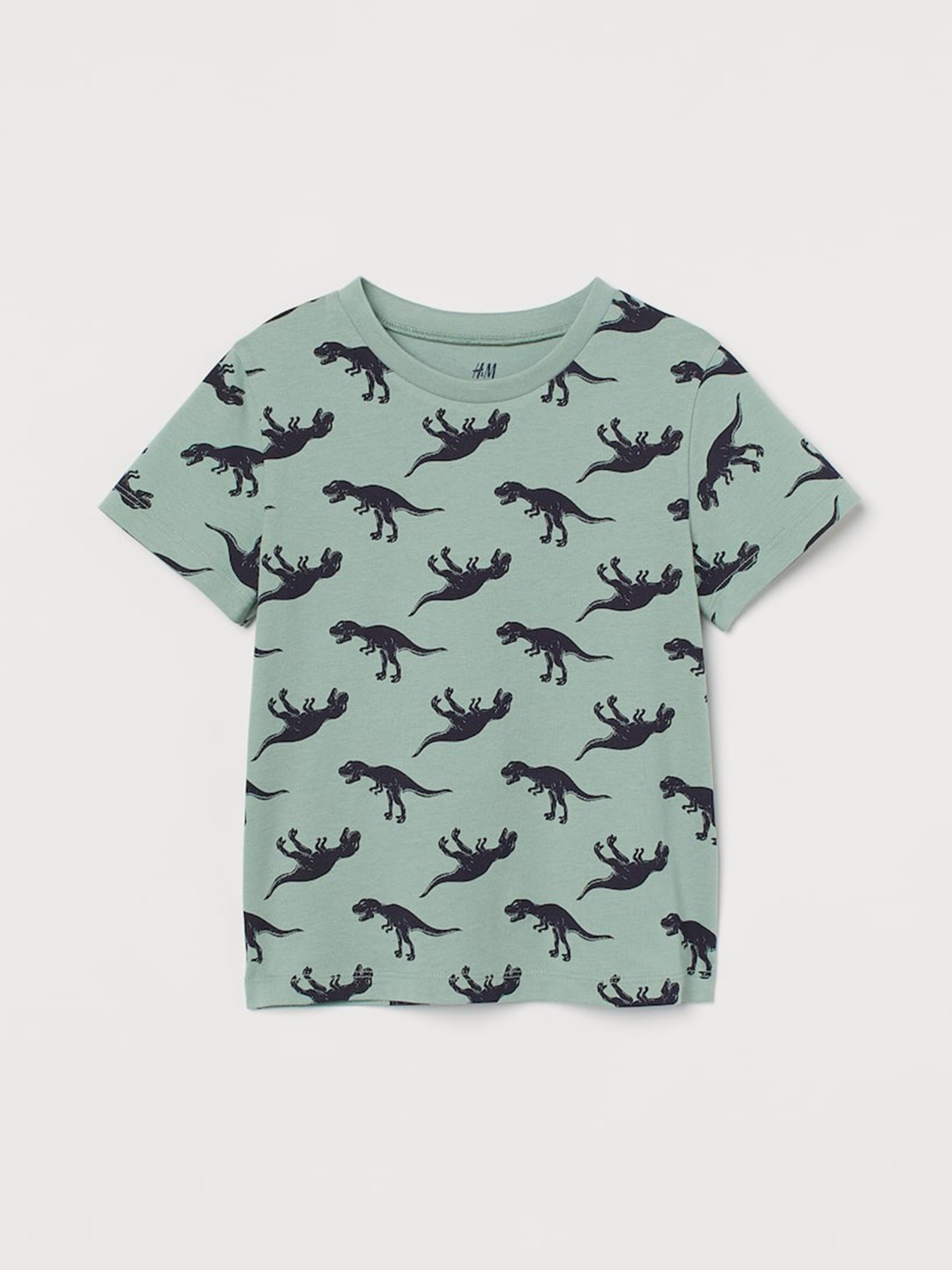 Футболка H&M модель 7180764kwer_Зеленый Фото