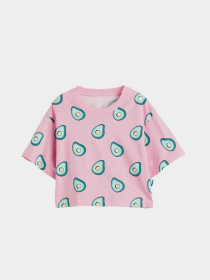 Верх пижамы H&M модель 103430770kwer_Розовый Фото