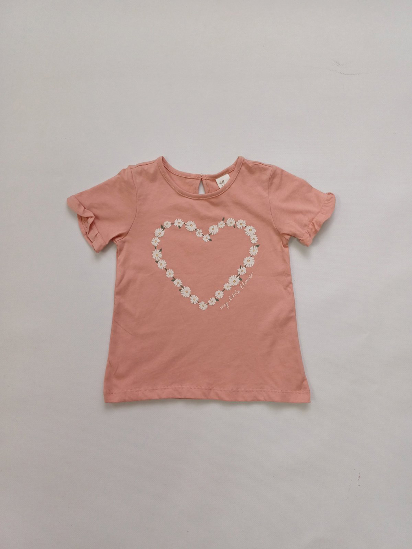 Футболка H&M модель 9322325kwer_Пудровый Фото