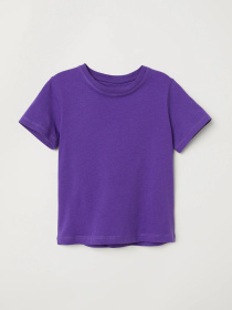 Футболка H&M модель 10867216kwer_Фиолетовый Фото