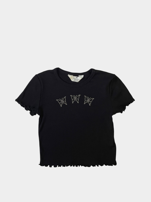 Футболка H&M модель 1147905kwer_Черный Фото