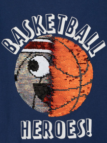 Футболка H&M модель 8729712kwer_Темно-синий Фото