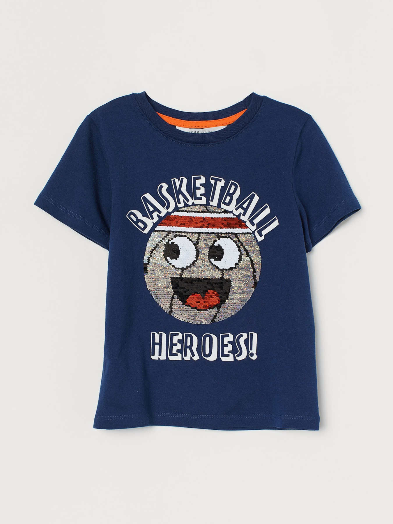 Футболка H&M модель 8729712kwer_Темно-синий Фото