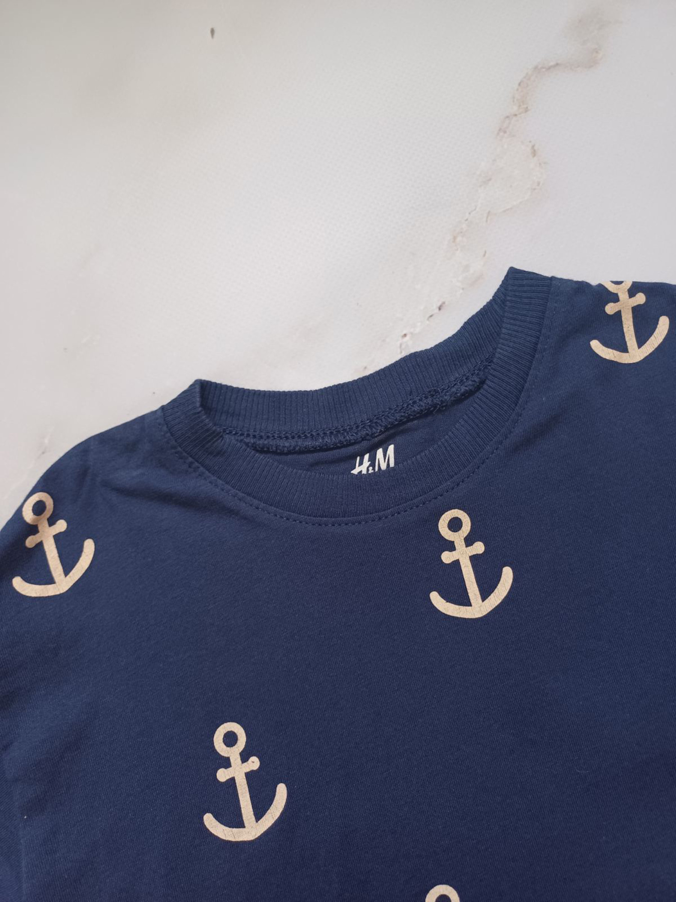 Футболка H&M модель 1126050kwer_Синий Фото