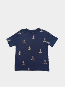 Футболка H&M модель 1126050kwer_Синий Фото