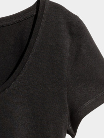 Футболка H&M модель 2347891wer_Черный Фото