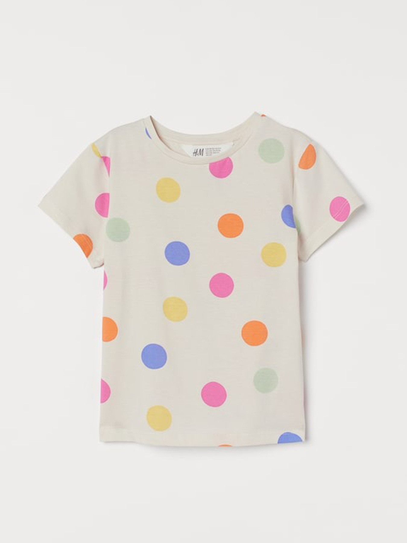 Футболка H&M модель 9229153kwer_Молочный Фото