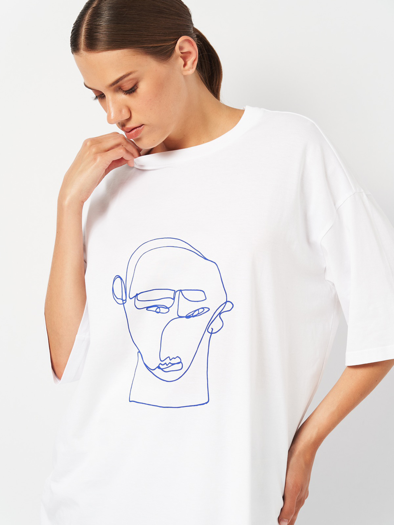 Футболка Monki модель 5121685ral_Белый Фото