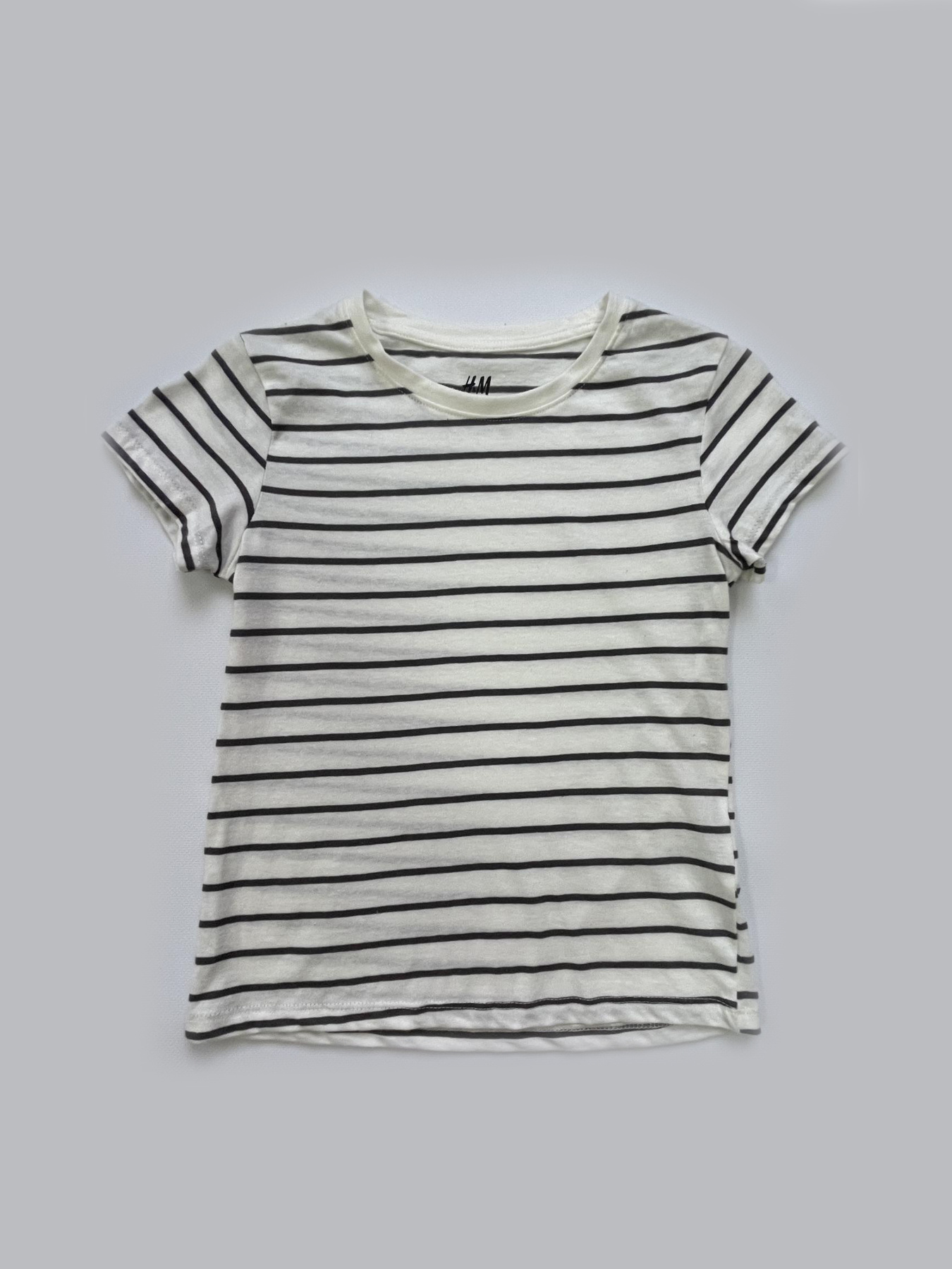 Футболка H&M модель 1022625kwer_Молочный Фото