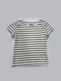 Футболка H&M модель 1022625kwer_Молочный Фото