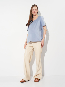 Футболка H&M модель 9581263wer_Светло-синий Фото