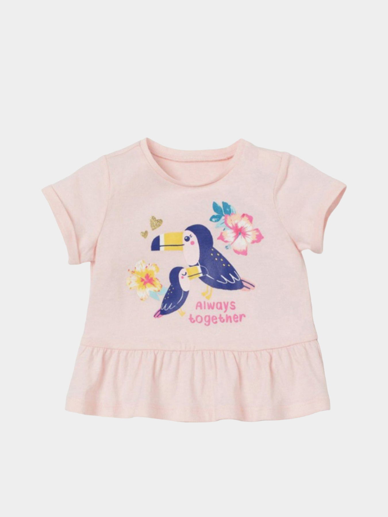 Футболка H&M модель 8557981kwer_Светло-розовый Фото