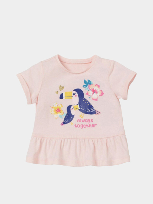 Футболка H&M модель 8557981kwer_Светло-розовый Фото