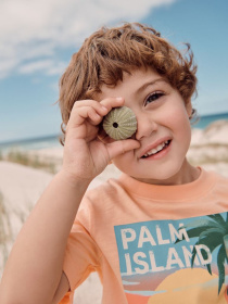 Футболка H&M модель 9683173kwer_Абрикосовый Фото