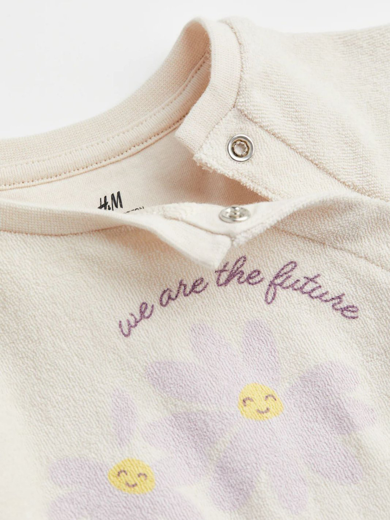 Футболка H&M модель 10758900kwer_Светло-бежевый Фото