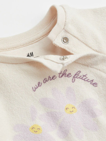 Футболка H&M модель 10758900kwer_Светло-бежевый Фото