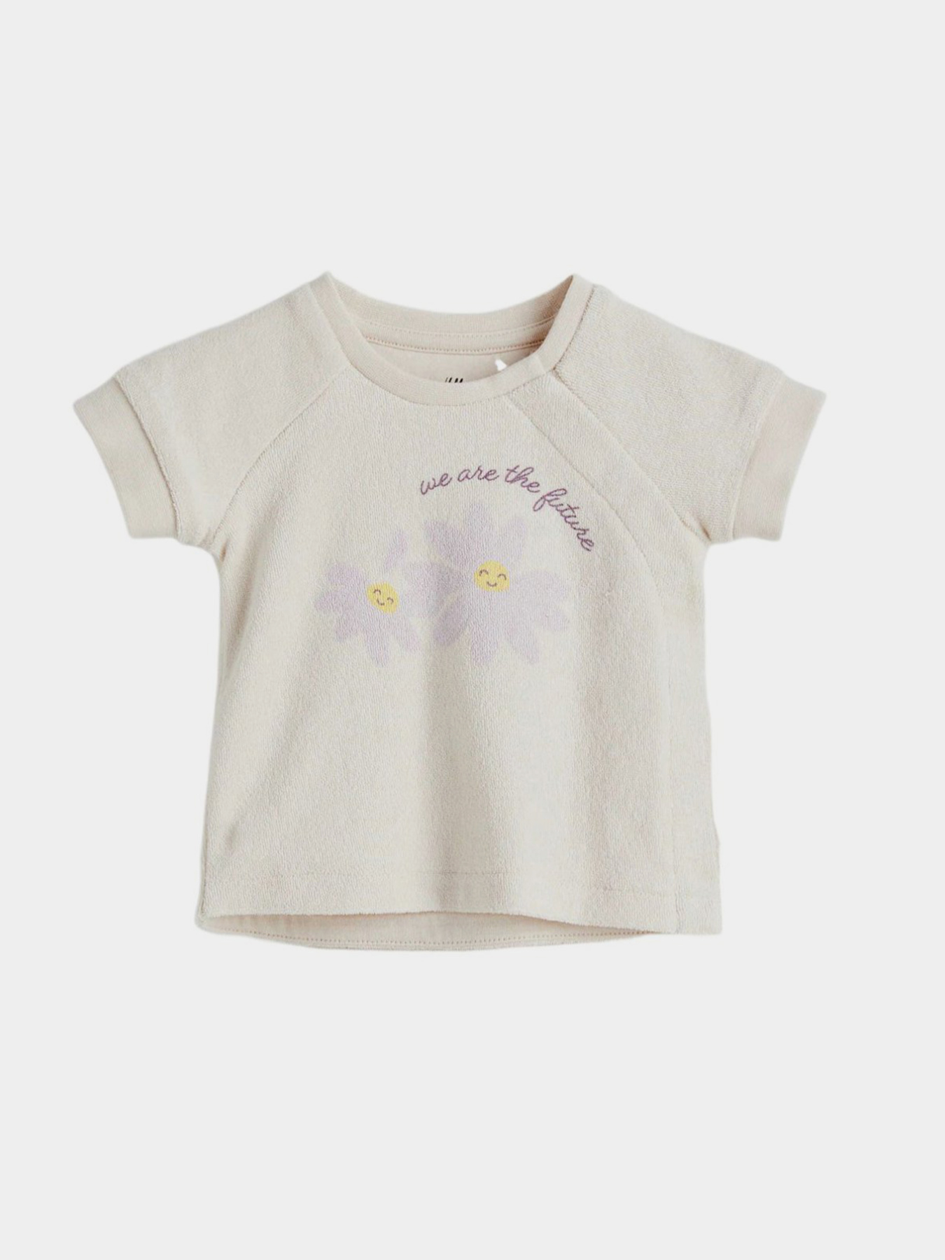 Футболка H&M модель 10758900kwer_Светло-бежевый Фото