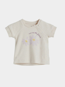 Футболка H&M модель 10758900kwer_Светло-бежевый Фото