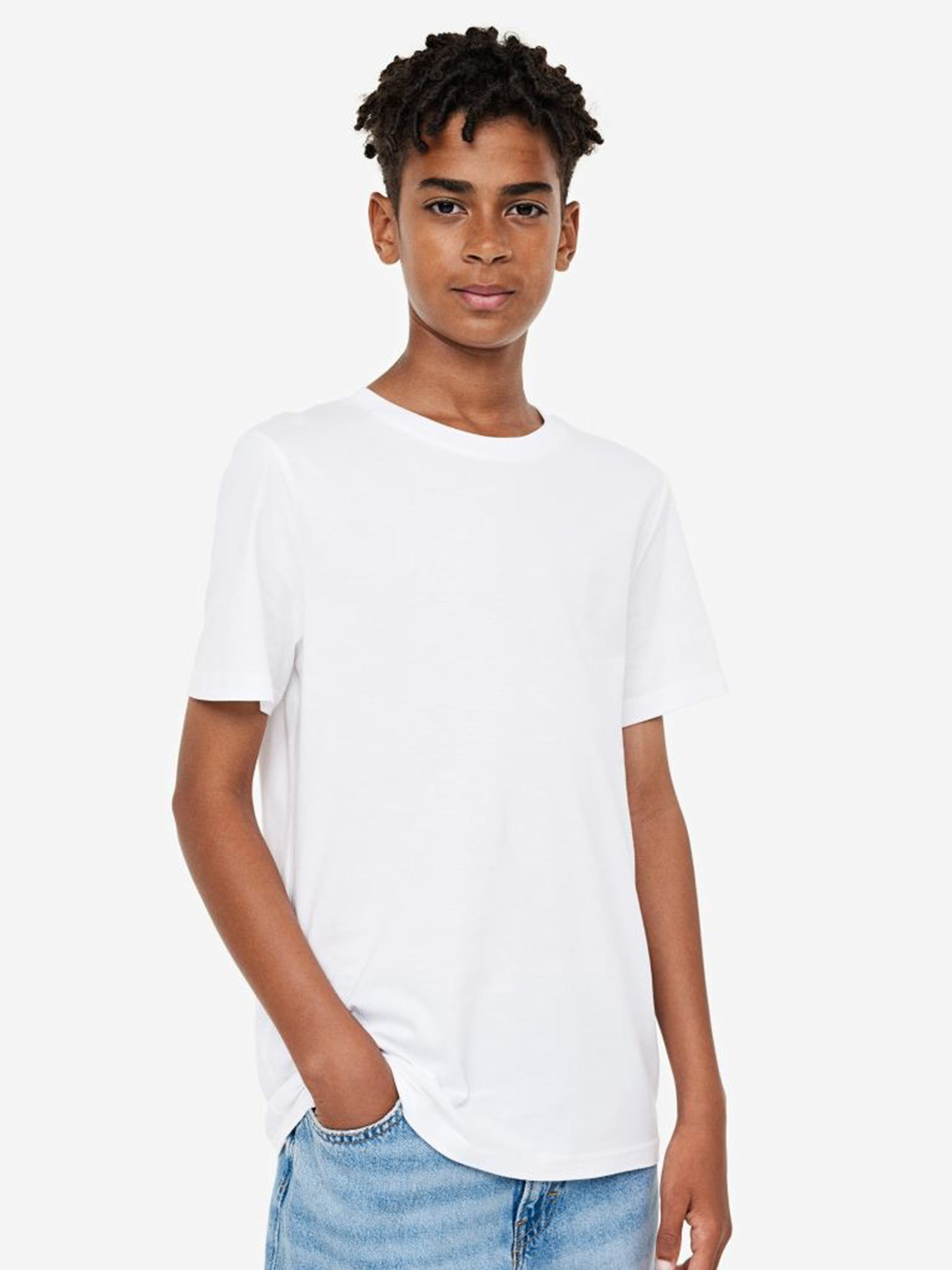 Футболка H&M модель 5442900arl_Белый Фото