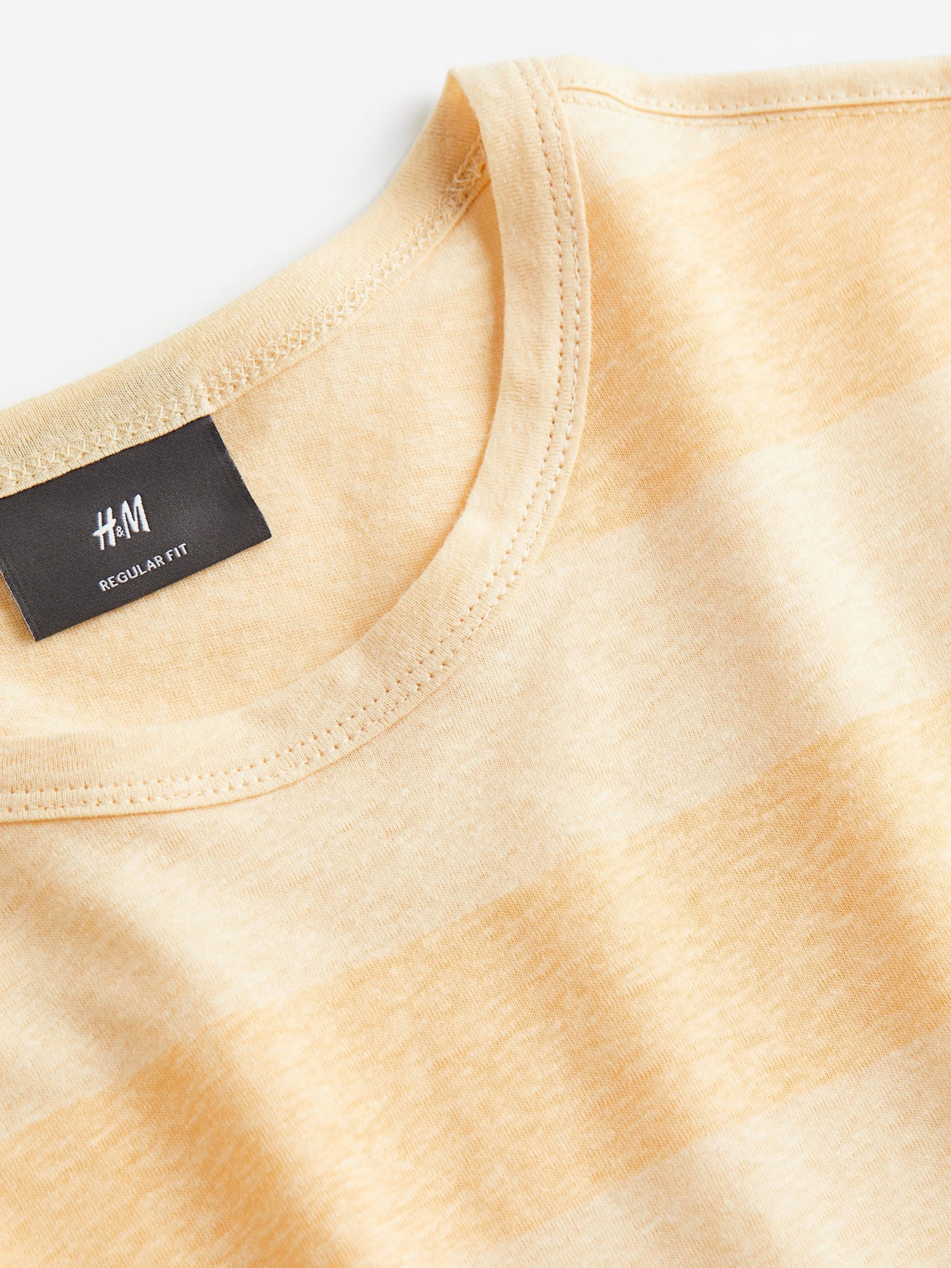 Футболка H&M модель 1167996wer_Желтый Фото