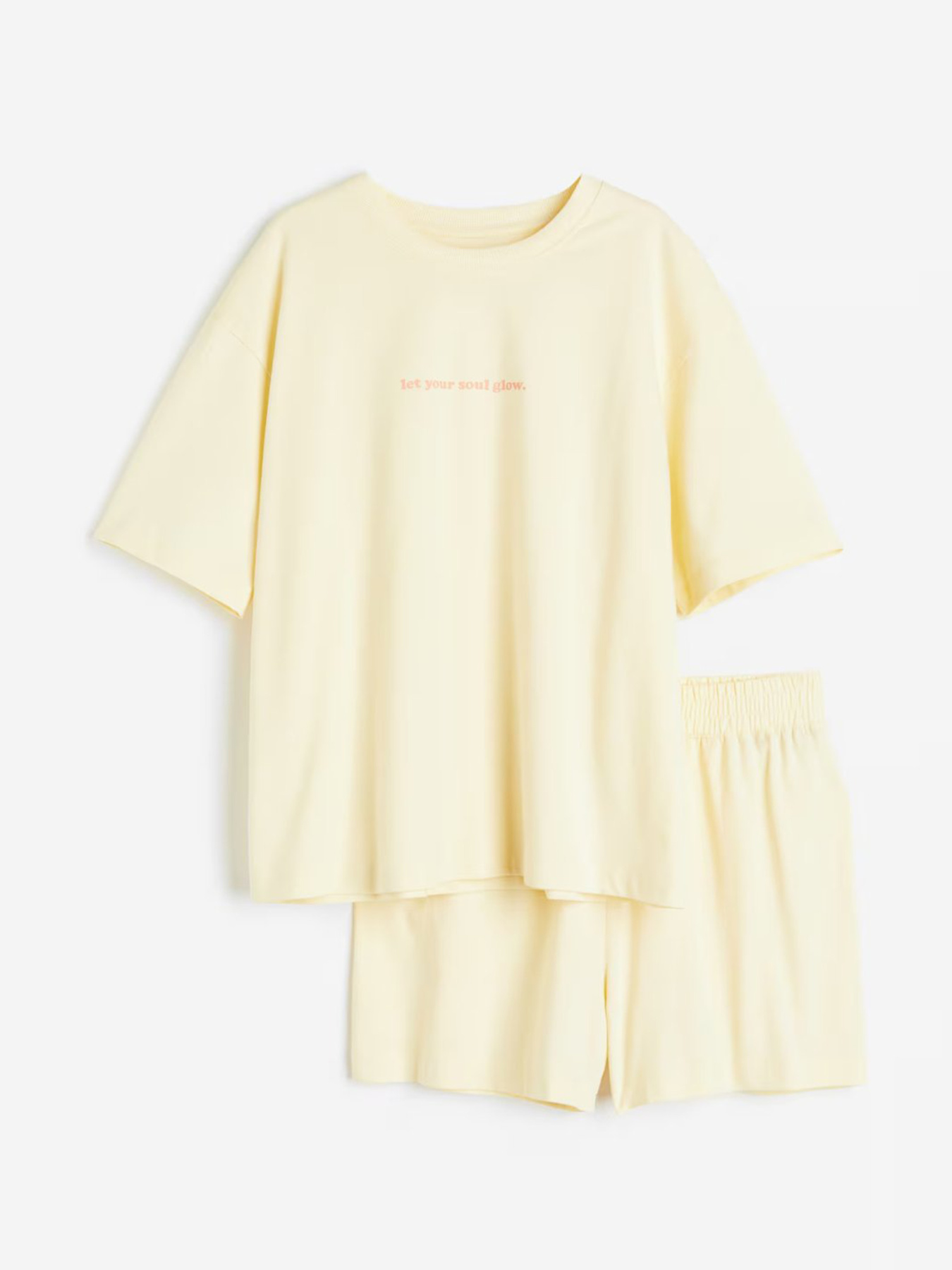 Верх пижамы H&M модель 88833171wer_Светло-желтый Фото