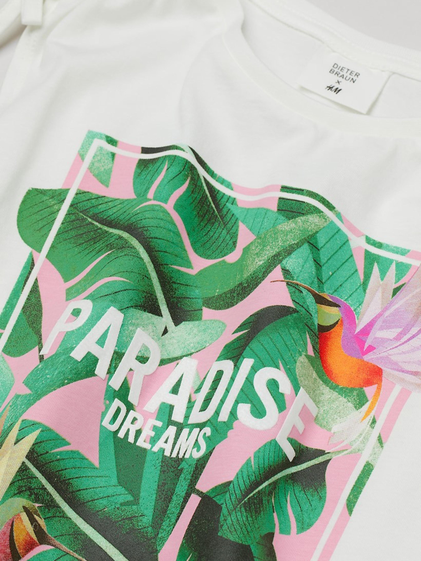 Футболка H&M модель 9691043kwer_Белый Фото