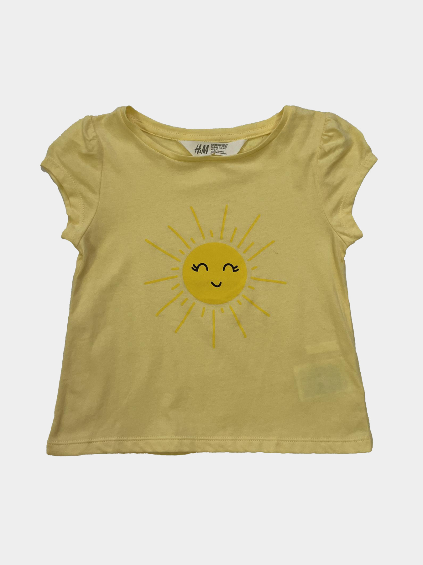 Футболка H&M модель 9229153kwer_Желтый Фото