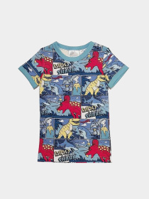 Футболка H&M модель 9570340kwer_Голубой Фото