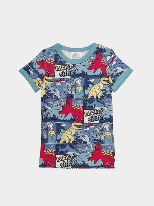 Футболка H&M модель 9570340kwer_Голубой Фото