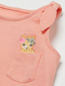 Майка H&M модель 93243430kwer_Персиковый Фото