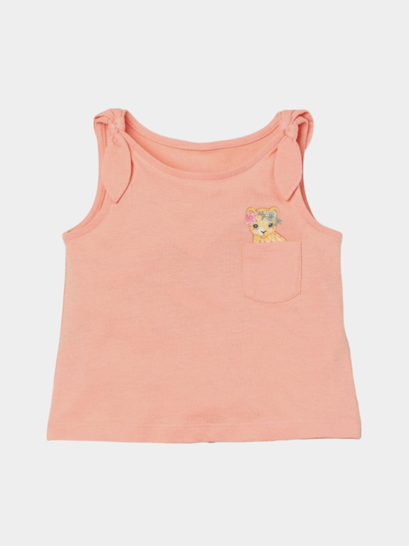 Майка H&M модель 93243430kwer_Персиковый Майка H&M модель 93243430kwer_Персиковый Фото