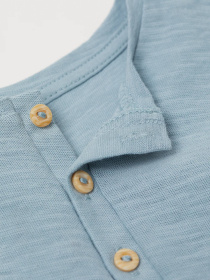 Футболка H&M модель 7250381kwer_Светло-бирюзовый Фото