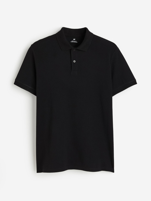 Поло H&M модель 1144078wer_Черный Фото
