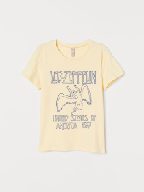 Футболка H&M модель 8624751wer_Лимонный Фото