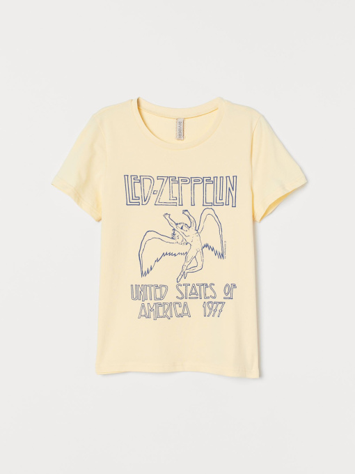 Футболка H&M модель 8624751wer_Лимонный Фото