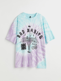 Футболка H&M модель 10316525wer_Светло-фиолетовый Фото