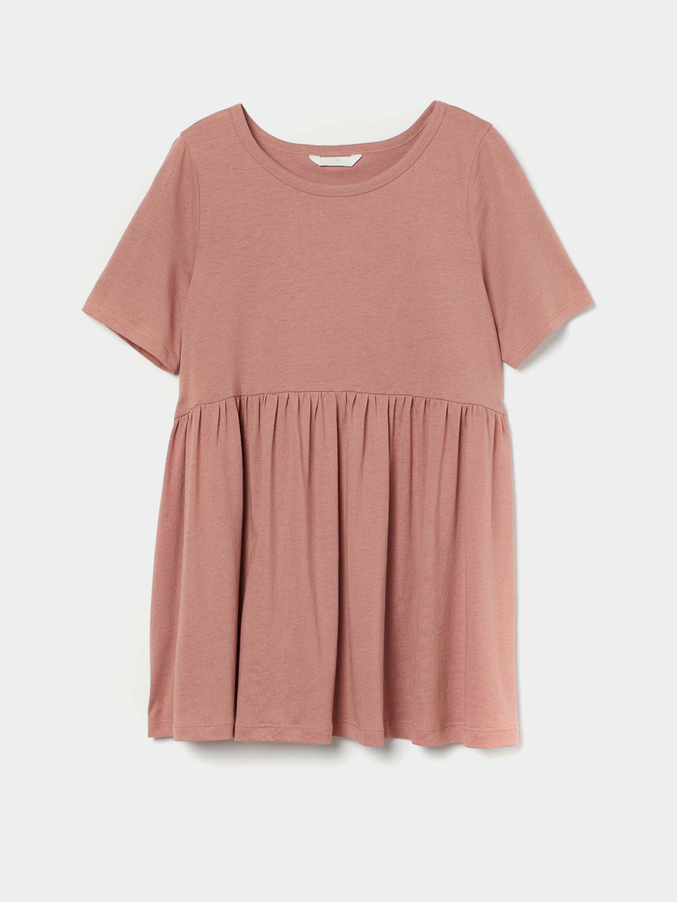 Футболка H&M модель 9927423wer_Пудровый Фото