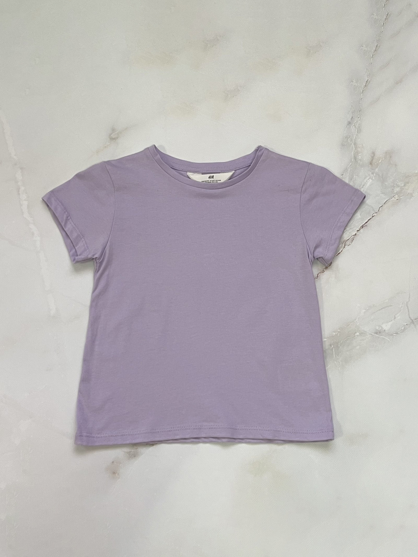 Футболка H&M модель 10742705kwer_Лиловый Фото