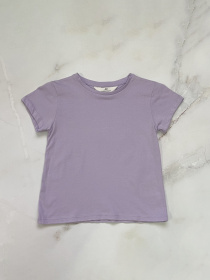 Футболка H&M модель 10742705kwer_Лиловый Футболка H&M модель 10742705kwer_Лиловый Фото