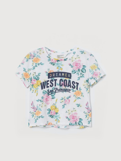 Футболка H&M модель 8532221kwer_Белый Фото