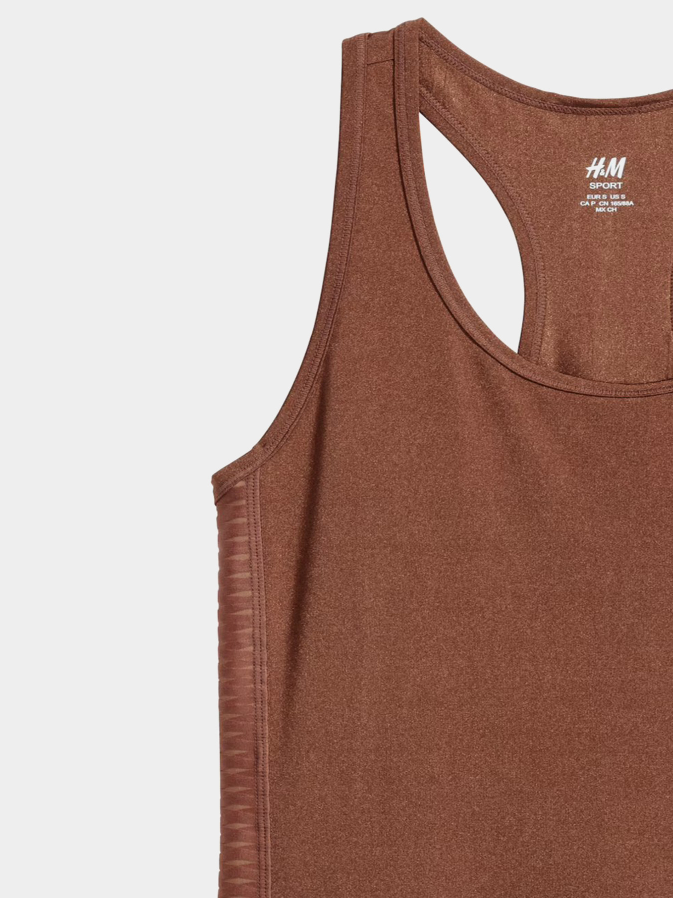 Спортивная майка H&M модель 5415696wer_Коричневый Фото