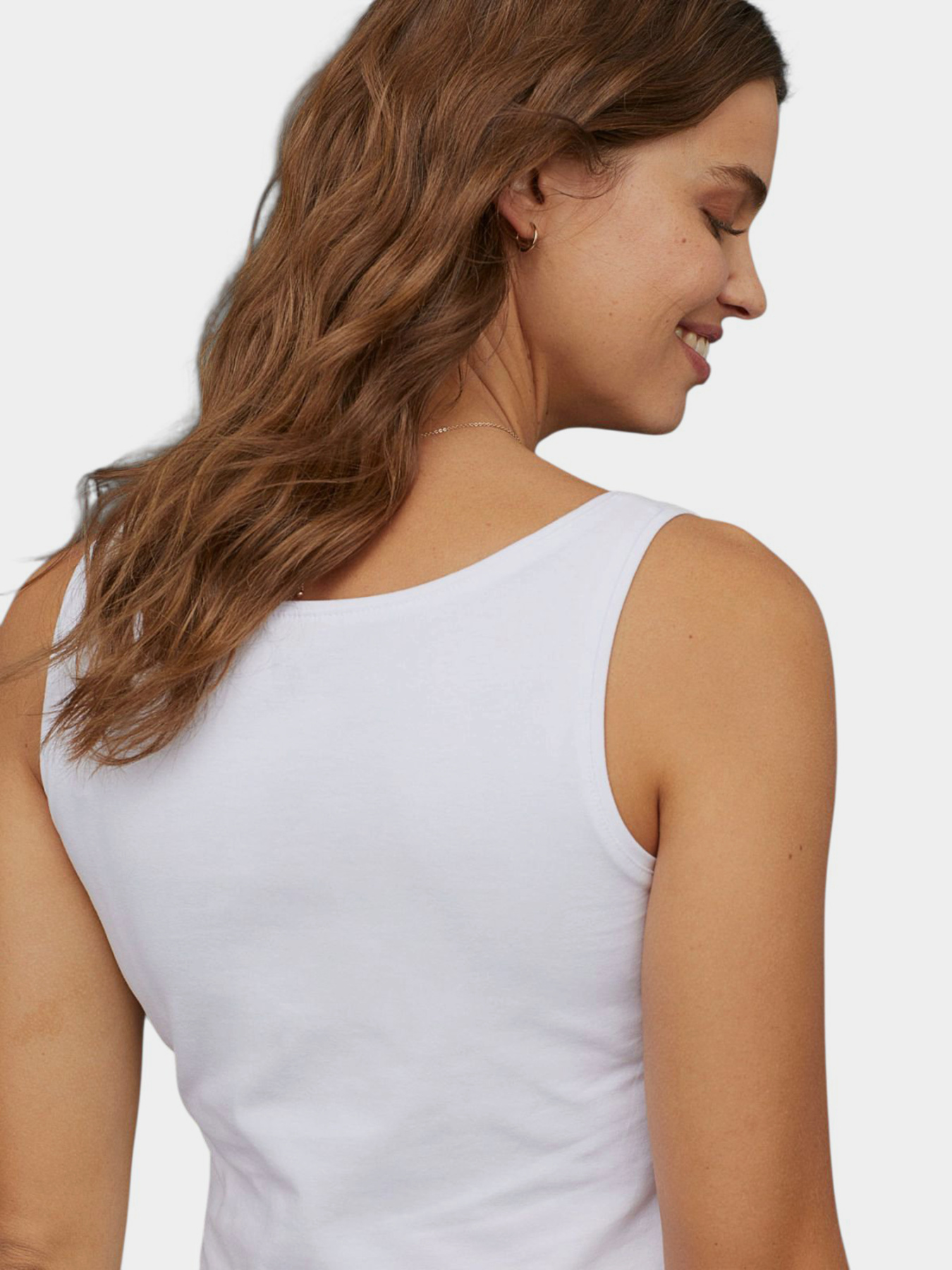 Майка H&M модель 5104658wer_Белый Майка H&M модель 5104658wer_Белый Фото